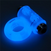 Голубое, светящееся в темноте эрекционное виброкольцо Lumino Play Vibrating Penis Ring - Lovetoy - в Электростали купить с доставкой