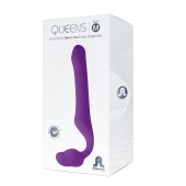 Лиловый безремневой страпон Queens M - Adrien Lastic - купить с доставкой в Электростали
