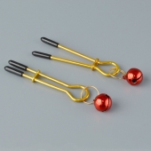 Золотистые зажимы с колокольчиками Gold - Sitabella - купить с доставкой в Электростали