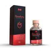 Массажный гель с ароматом клубники Strawberry - 30 мл. - INTT - купить с доставкой в Электростали