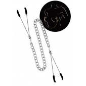 Регулируемые зажимы для сосков Sweet Caress Nipple Chain - Sweet Caress - купить с доставкой в Электростали