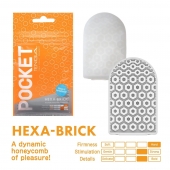 Карманный мастурбатор HEXA-BRICK - Tenga - в Электростали купить с доставкой
