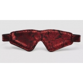 Двусторонняя красно-черная маска на глаза Reversible Faux Leather Blindfold - Fifty Shades of Grey - купить с доставкой в Электростали
