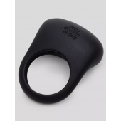 Черное эрекционное виброкольцо Sensation Rechargeable Vibrating Love Ring - Fifty Shades of Grey - в Электростали купить с доставкой