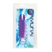 Закрытая фиолетовая насадка с пупырышками SAMURAI PENIS SLEEVE PURPLE - 14,5 см. - NMC - в Электростали купить с доставкой