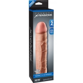 Телесная насадка Fantasy X-tensions Perfect 2  Extension - 20,3 см. - Pipedream - в Электростали купить с доставкой
