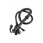 Длинный кожаный кнут с хлопушками на конце - ToyFa - купить с доставкой в Электростали