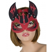 Маска дьяволицы с рожками - LOVETOY (А-Полимер) - купить с доставкой в Электростали