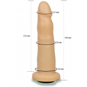 Телесная насадка Harness - 15,8 см. - LOVETOY (А-Полимер) - купить с доставкой в Электростали