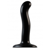 Черный фаллоимитатор-насадка Strap-On-Me P G spot Dildo size S - 16,4 см. - Strap-on-me - купить с доставкой в Электростали