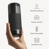 Черный мастурбатор с контролем всасывания Arcwave Pow Stroker - Arcwave - в Электростали купить с доставкой