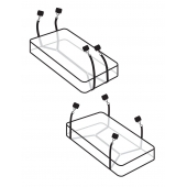 Фиксаторы для кровати WRAPAROUND MATTRESS RESTRAIN - Pipedream - купить с доставкой в Электростали