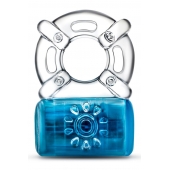 Синее эрекционное виброкольцо One Night Stand Vibrating C-Ring - Blush Novelties - в Электростали купить с доставкой