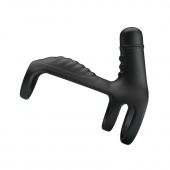 Черная вибронасадка на пенис Vibrating Penis Sling - Baile - в Электростали купить с доставкой