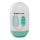 Бирюзовый мастурбатор-яйцо Twist Angel - Baile - в Электростали купить с доставкой