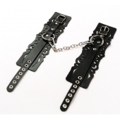 Узорчатые кожаные оковы с регулируемыми ремешками - Crazy Handmade - купить с доставкой в Электростали