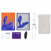Синий анальный вибратор We-Vibe Vector+ - We-vibe - в Электростали купить с доставкой