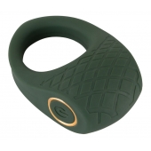 Зеленое эрекционное виброкольцо Luxurious Vibro Cock Ring - Orion - в Электростали купить с доставкой