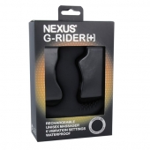 Черный вибромассажер простаты Nexus G-Rider+ - 12,6 см. - Nexus Range - в Электростали купить с доставкой