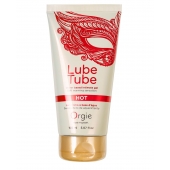 Интимный гель на водной основе Lube Tube Hot с разогревающим эффектом - 150 мл. - ORGIE - купить с доставкой в Электростали