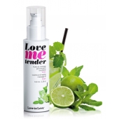 Съедобное согревающее массажное масло Love Me Tender Mojito с ароматом мохито - 100 мл. - Love to Love - купить с доставкой в Электростали