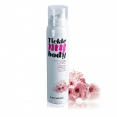 Массажная хрустящая пенка Tickle My Body Cherry Blossom с ароматом вишневого цвета - 150 мл. - Love to Love - купить с доставкой в Электростали