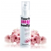 Силиконовый лубрикант 2-в-1 Touch My Body с ароматом вишнёвого цвета - 100 мл. - Love to Love - купить с доставкой в Электростали