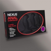 Набор из 3 массажеров простаты чёрного цвета NEXUS ANAL STARTER KIT - Nexus Range - в Электростали купить с доставкой