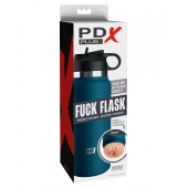 Мастурбатор-вагина в синей колбе F*ck Flask - Pipedream - в Электростали купить с доставкой