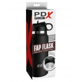 Черный мастурбатор в виде бутылки Fap Flask - Pipedream - в Электростали купить с доставкой