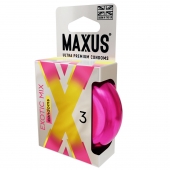 Ароматизированные презервативы Maxus Exotic Mix - 3 шт. - Maxus - купить с доставкой в Электростали