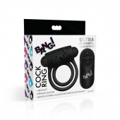 Черное эрекционное виброкольцо 28X Remote Control Vibrating Cock Ring   Bullet - XR Brands - в Электростали купить с доставкой