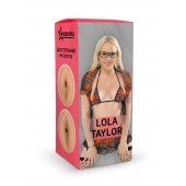 Двусторонний мастурбатор Lola Taylor - 22 см. - ФлешНаш - в Электростали купить с доставкой