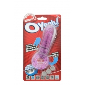 Фиолетовое эрекционное кольцо с вибрацией и пальчиком OYEAH PURPLE - Screaming O - в Электростали купить с доставкой