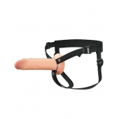 Полый страпон на ремнях 8’’ Hollow Silicone Strap-on - Pipedream - купить с доставкой в Электростали