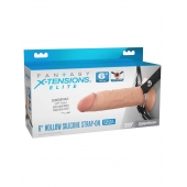 Полый страпон на ремнях 6’’ Hollow Silicone Strap-on - Pipedream - купить с доставкой в Электростали