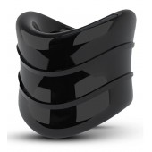 Черное эрекционное кольцо на мошонку Beef Ball Stretcher Snug X Long - Blush Novelties - в Электростали купить с доставкой