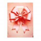 Пакет с принтом в виде банта с вырубной ручкой (30х40 см) - Сима-Ленд - купить с доставкой в Электростали