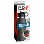 Смуглый мастурбатор-вагина в корпусе-бутылке F*ck Flask - Pipedream - в Электростали купить с доставкой