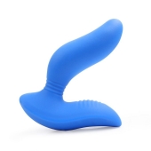 Синий вибромассажер простаты 3,5’’ Curve P-spot Massager - 12 см. - Erokay - в Электростали купить с доставкой