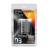 Прозрачная насадка с шипами и шишечками STAY HARD COCK SLEEVE 03 CLEAR - Blush Novelties - в Электростали купить с доставкой