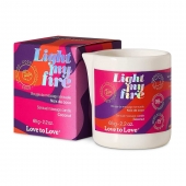Массажная свеча Light My Fire Coconut с ароматом кокоса - 65 гр. - Love to Love - купить с доставкой в Электростали