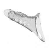 Прозрачная насадка на пенис - 22 см. - Baile - в Электростали купить с доставкой