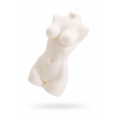 Белая интерьерная свеча в форме женского торса - 850 гр. - Pecado - купить с доставкой в Электростали