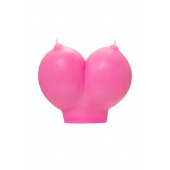 Розовая свеча «Сиськи» - 150 гр. - Pecado - купить с доставкой в Электростали