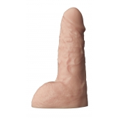 Телесный фаллоудлинитель с мошонкой Cock Next - 19 см. - LOVETOY (А-Полимер) - в Электростали купить с доставкой