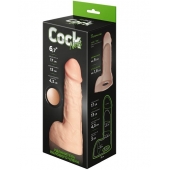 Телесный фаллоудлинитель с мошонкой Cock Next - 17 см. - LOVETOY (А-Полимер) - в Электростали купить с доставкой