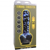 Черно-синяя мини-машина на присоске Tendril Thruster - 21,6 см. - Doc Johnson - купить с доставкой в Электростали