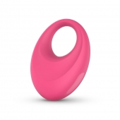 Розовое интерактивное эрекционное виброкольцо Leo - Easy toys - в Электростали купить с доставкой