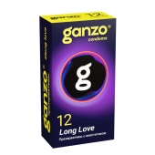 Презервативы с анестетиком для продления удовольствия Ganzo Long Love - 12 шт. - Ganzo - купить с доставкой в Электростали